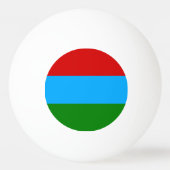 Vlag van de Republiek Karelië Pingpongbal (Achterkant)