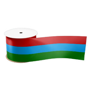 Vlag van de Republiek Karelië Satijnen Lint