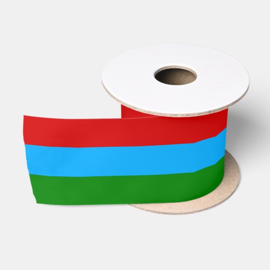 Vlag van de Republiek Karelië Satijnen Lint (Spoel)