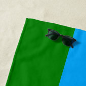 Vlag van de Republiek Karelië Strandlaken (In situ)