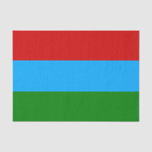 Vlag van de Republiek Karelië Tissuepapier