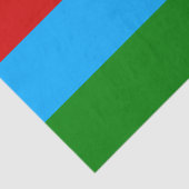 Vlag van de Republiek Karelië Tissuepapier (Detail)