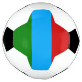 Vlag van de Republiek Karelië Voetbal (Gedraaid)