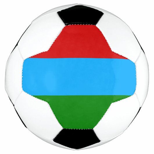 Vlag van de Republiek Karelië Voetbal (Voorkant)