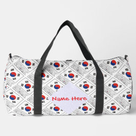 Vlag van de Republiek Korea Erfgoed Plunjezak