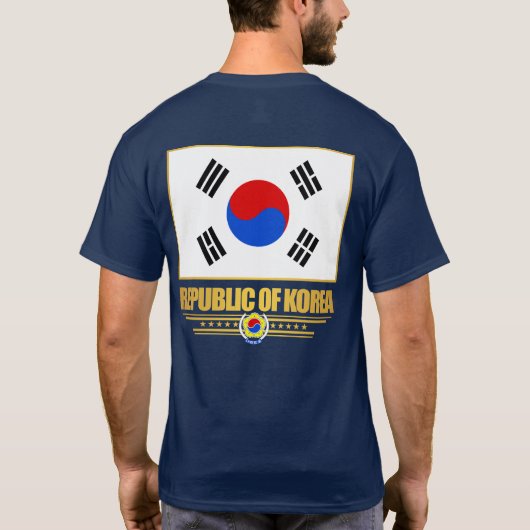 vlag van de Republiek Korea T-shirt (Achterkant)