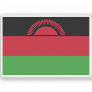 Vlag van de Republiek Malawi Sticker