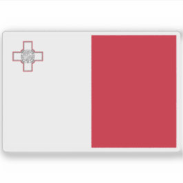 Vlag van de Republiek Malta Sticker