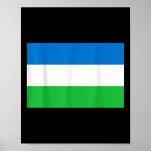 Vlag van de Republiek Molossia Poster