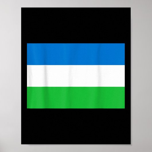 Vlag van de Republiek Molossia Poster (Voorkant)