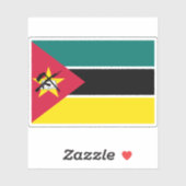 Vlag van de Republiek Mozambique Sticker (Vel)