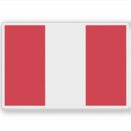 Vlag van de Republiek Peru Sticker