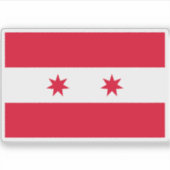 Vlag van de Republiek Sonora Sticker (Voorkant)