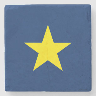 Vlag van de Republiek Texas Stenen Onderzetter