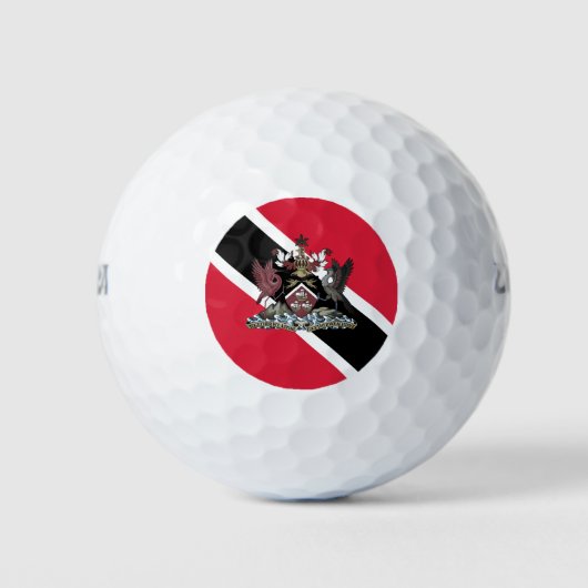 Vlag van de Republiek Trinidad en Tobago Golfballen (Voorkant)