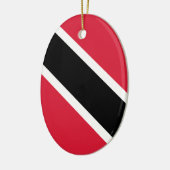 Vlag van de Republiek Trinidad en Tobago Keramisch Ornament (Links)