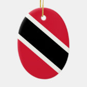 Vlag van de Republiek Trinidad en Tobago Keramisch Ornament (Achterkant)