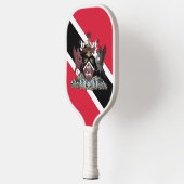 Vlag van de Republiek Trinidad en Tobago Pickleball Paddle (Links)