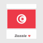Vlag van de Republiek Tunesië Sticker (Vel)