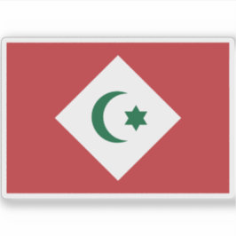 Vlag van de Republiek van de Rif, Afrika Sticker