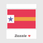 Vlag van de Republiek van Neder-Californië Sticker (Vel)