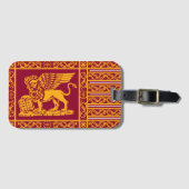 Vlag van de Republiek Venetië Bagagelabel (Voorkant (horizontaal))