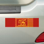 Vlag van de Republiek Venetië Bumpersticker (Op auto)