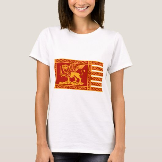Vlag van de Republiek Venetië T-shirt (Voorkant)