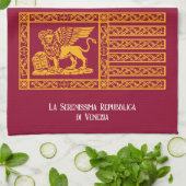 Vlag van de Republiek Venetië Theedoek (Gevouwen)