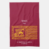 Vlag van de Republiek Venetië Theedoek (Verticaal)