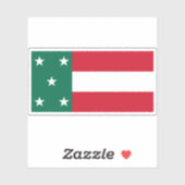 Vlag van de Republiek Yucatan Sticker (Vel)