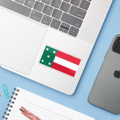 Vlag van de Republiek Yucatan Sticker (Laptop met iPhone)