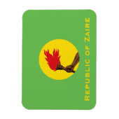 Vlag van de Republiek Zaïre Magneet (Verticaal)