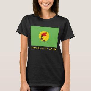 Vlag van de Republiek Zaïre T-shirt