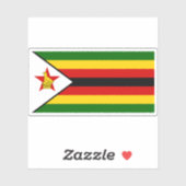 Vlag van de Republiek Zimbabwe Sticker (Vel)