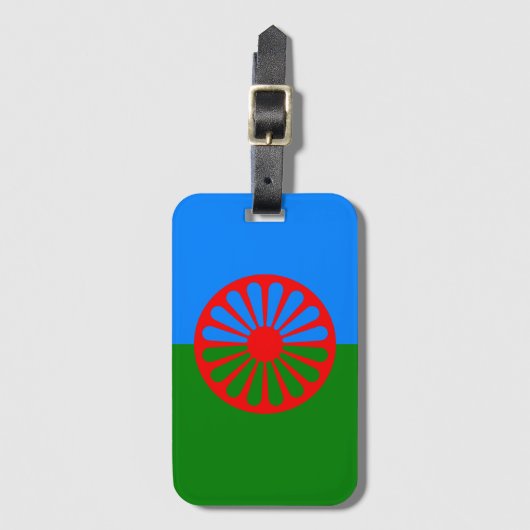 Vlag van de Roma Bagagelabel (Voorkant (verticaal))