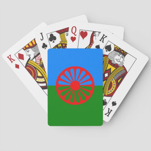 Vlag van de Roma Pokerkaarten (Achterkant)