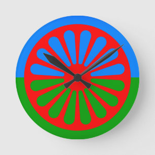 Vlag van de Roma Ronde Klok