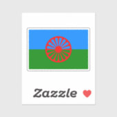 Vlag van de Roma Sticker (Vel)