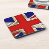 Vlag van de Royal Union - Groot-Brittannië Bier Onderzetter (Linkerzijde)