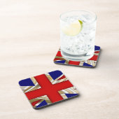 Vlag van de Royal Union - Groot-Brittannië Bier Onderzetter (Rechterzijde)
