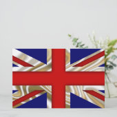 Vlag van de Royal Union - Groot-Brittannië Briefpapier (Staand voorkant)