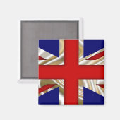 Vlag van de Royal Union - Groot-Brittannië Magneet (Voorkant / Achterkant)
