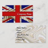 Vlag van de Royal Union - Groot-Brittannië Visitekaartje (Voorkant / Achterkant)