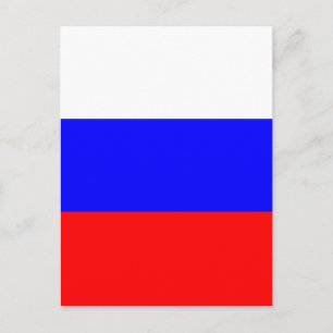 Vlag van de Russische Federatie - Ф г Р оса Briefkaart