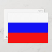 Vlag van de Russische Federatie - Ф г Р оса Briefkaart (Voorkant / Achterkant)
