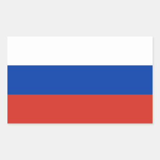 Vlag van de Russische Federatie Rechthoekige Sticker
