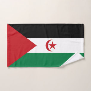 Vlag van de Sahrawi Arabische Democratische Republ Bad Handdoek