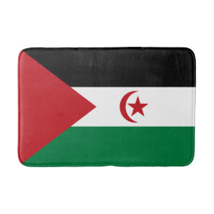 Vlag van de Sahrawi Arabische Democratische Republ Badmat