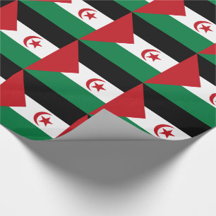 Vlag van de Sahrawi Arabische Democratische Republ Cadeaupapier